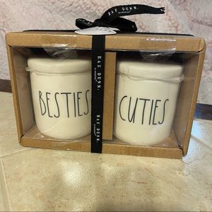 Rae Dunn ceramic canisters